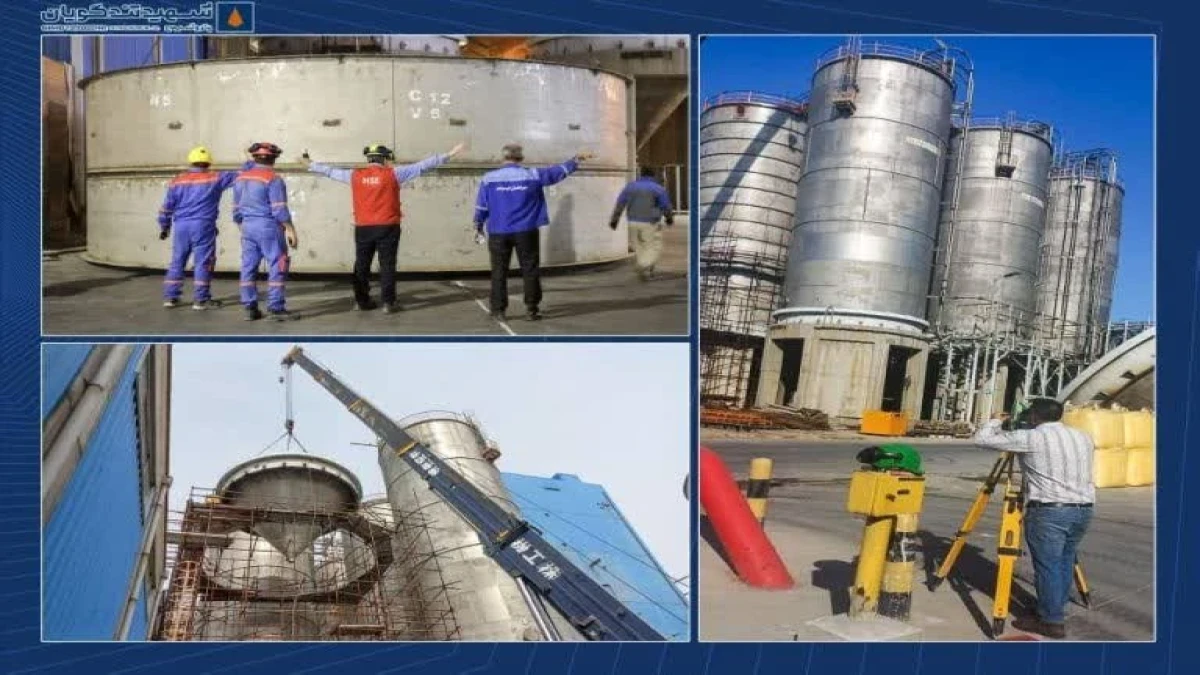 باز طراحی  وجایگزینی  موفق سیلوی استراتژیک PET-2 پتروشیمی شهید تندگویان